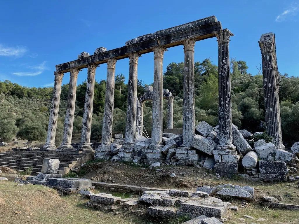 Thumbnail Image from the Euromos Ancient City blog post
