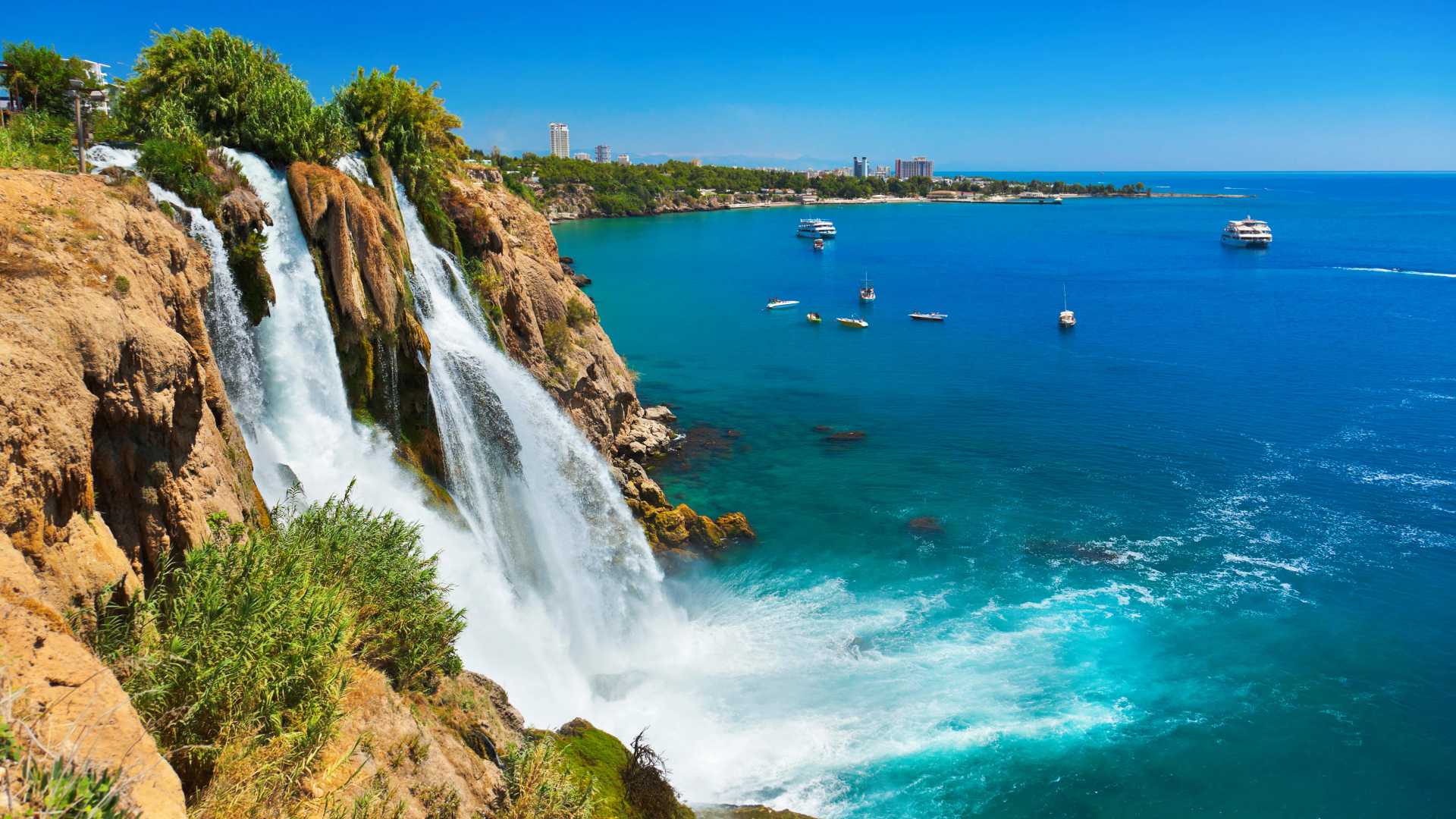 Lower Duden Waterfall - Antalya