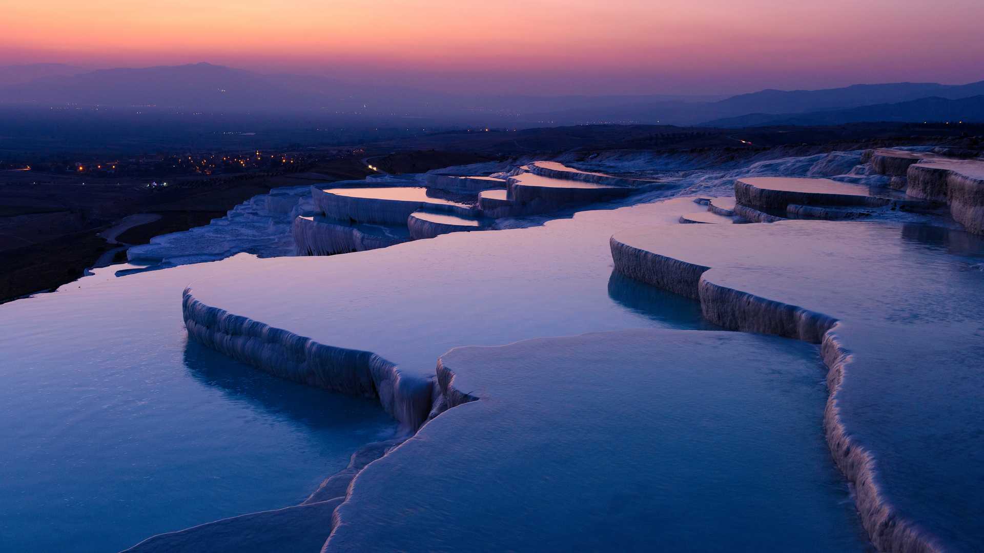 Sunset in Pamukkale
