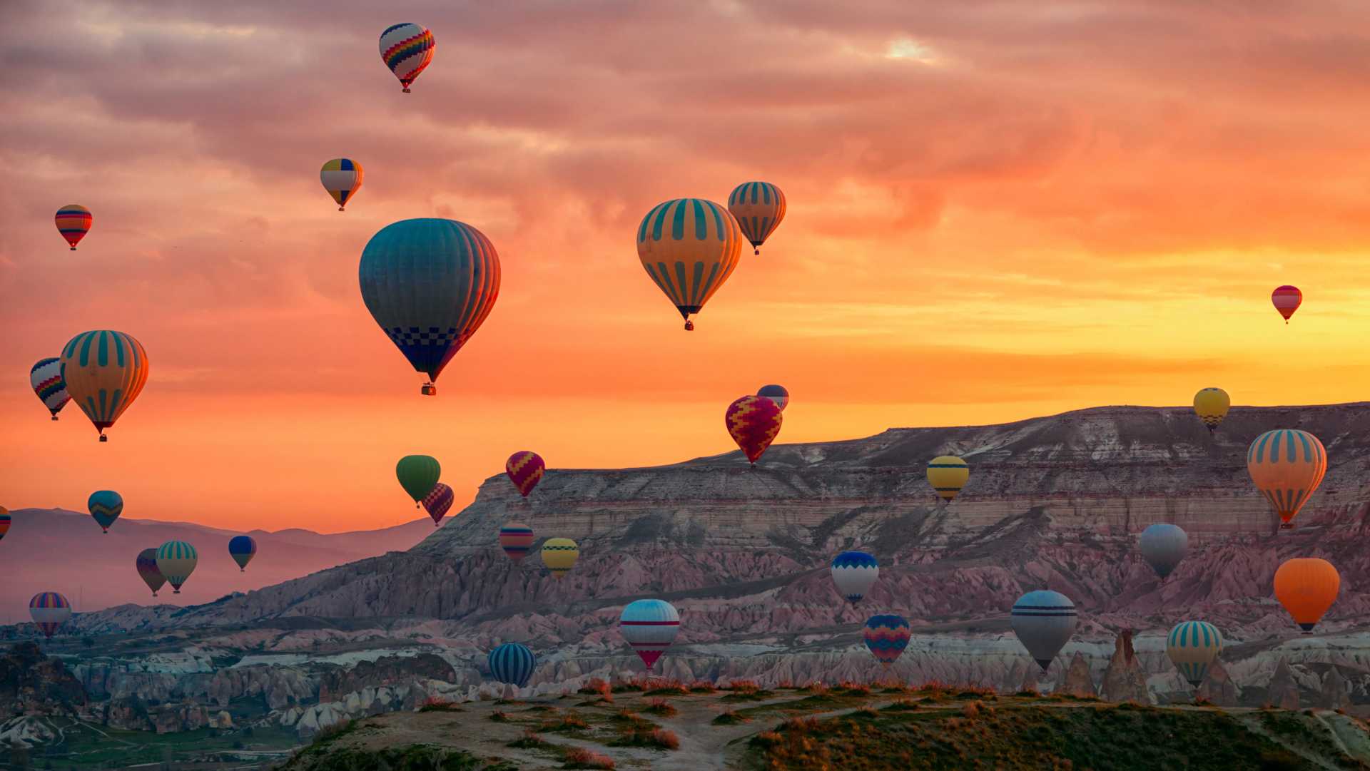 Hot Air Balloons over Cappadocia